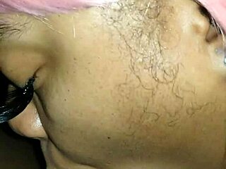 she loves sucking this black sloppy cock