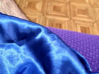 This hairy guy is doing a naughty solo jerk off with striptease and ripped clothes.