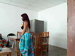 Sinful Maid Spreads Pretty Pussy For Daddy