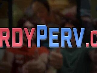 British Slut Sucks Nerd's Cock Hard!