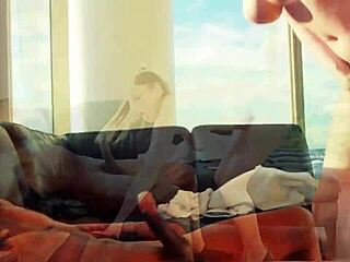 Melanie Hicks' First Interracial!