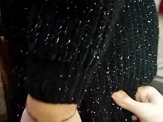 Wild Spanking and Hairy Pussy Cumshot in Bathroom Scene