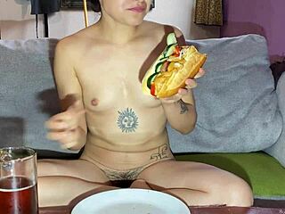 Day Five! Eating Boyfriend's Cum For Dessert!