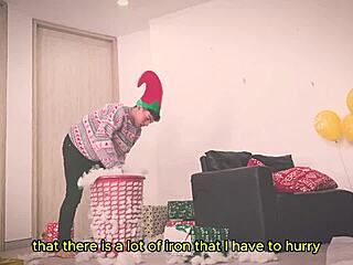 Cheating on Mama Noel to Fuck Her Hard on Christmas Night