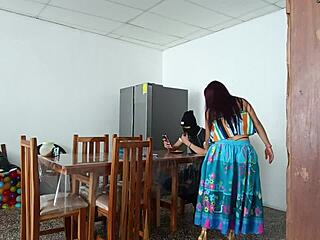 Sinful Maid Spreads Pretty Pussy For Daddy