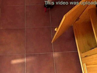 perverted stepmother shows stepson her hairy pussy pissing close-up