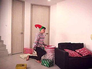 Cheating on Mama Noel to Fuck Her Hard on Christmas Night