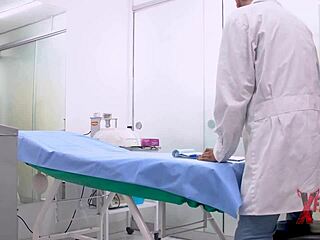 Can the Chubby Teen Resist Deepthroating the Doctor?