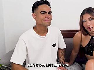 Young Latina Screams On Huge Dick?