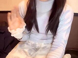 Cute Japanese Crossdresser Quietly Pleasures Herself