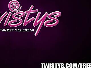 Blonde babe danielle shows off her perfect body with nipple spreading and masturbation