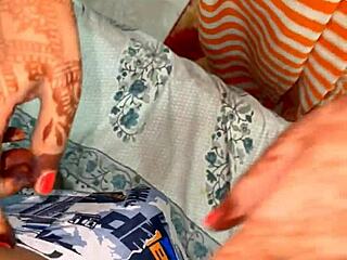 Wife gets double creampied by hubby and young redhead.