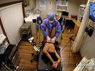 Slapping Melany Lopez Hard in Fetish Glove Play