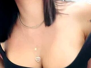 I moan, thinking about neighbor's cock while husband works