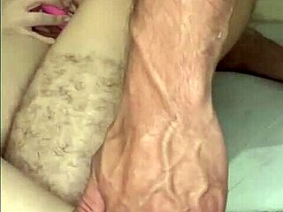 in the bathroom, a curvy woman with natural tits