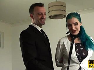 British Sub Analized In Interracial Threeway