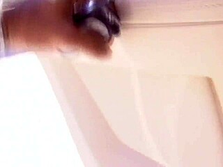 Tyann Mason, blonde with big fake tits, gets cum coated.