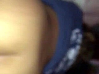 feeling the passion in late night fucking with her fat ass and big cock