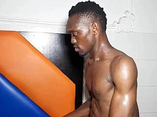 Girlfriend bent over taking huge black cock from friend while recording