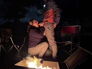 i shared my pussy at the public campsite, hoping to get caught