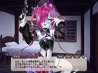 Ghost Daughter Part 2: Japanese MILF's Big Ass Orgasm