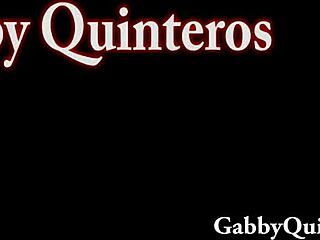 Gabby Quinteros, the fiery MexiMilf from Guadalajara, cheats on her husband with lawn guy