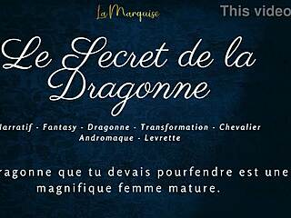 Secret of the European dragoness in French furry story.