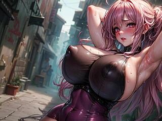 ai generated big-tits model girl art 124