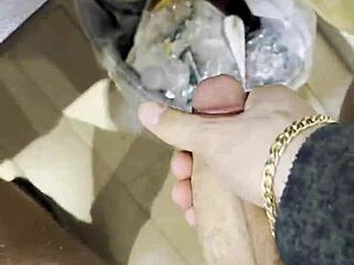 Fucking my doll while watching porn and cumming