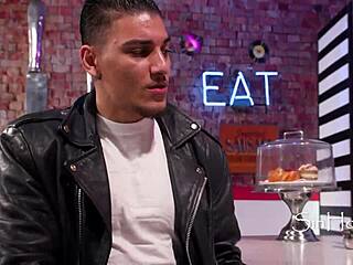 Anna Claire Clouds Serves Hot Action as Waitress