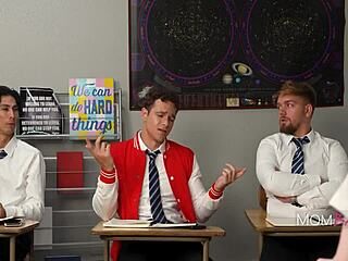 gangbang sex ed with teacher alaina taylor for an a!