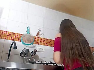 This hot tía showcases her enticing big Latina ass