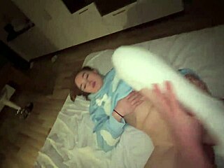 step sister didnt expect step brother to cum inside her