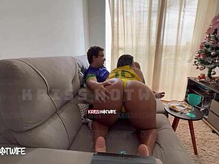 i was such a slut during the Brazil game, showing off in lingerie