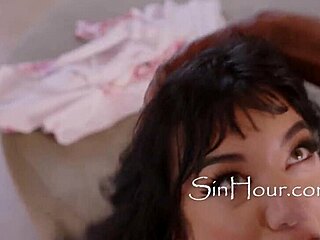 Busty Filipina rides a massive BBC, but can she handle Isiah Maxwell?