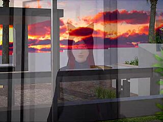 My New Family 314: Brunette with Big Tits in Erotic Scene.