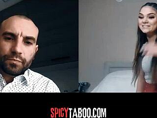 Horny Stepdaughter's Naughty Video Call With Stepdad Ignites Forbidden Desires