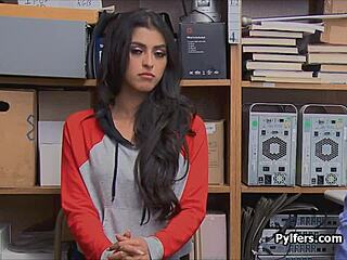 I spied the kinky latina thief in the shop