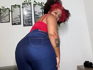 Dirty Bbw Farts In Blue Jeans Domination
