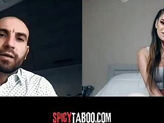 Horny Stepdaughter's Naughty Video Call With Stepdad Ignites Forbidden Desires