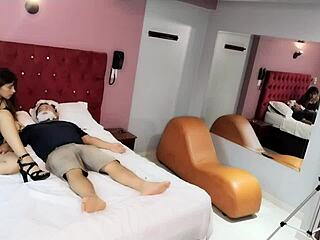 Oh my god, the uncle with the white beard still has it working, she sucks his cock and it gets hard!