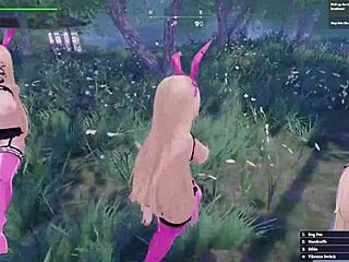 Secret flasher Manaka completes daylight tasks in the game