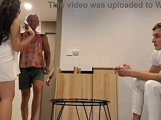 gorgeous teen gets fucked before busty stepmom in storyline movie