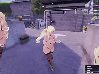 Secret flasher Manaka completes daylight tasks in the game