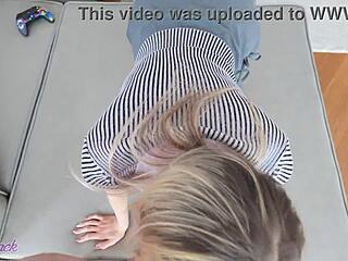 Step sister shares her tight pussy in missionary and doggystyle after wrecked car