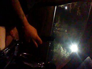 alone time in the car for some solo jerking off outdoors