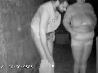 Is that stepmother fucking her stepson in the alley?