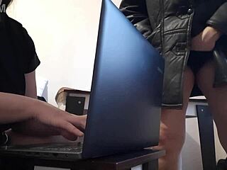 I Masturbate Riskily Near My Colleague In The Office