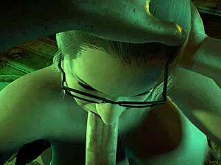 Cougar Sucks Cock in Wild Threesome