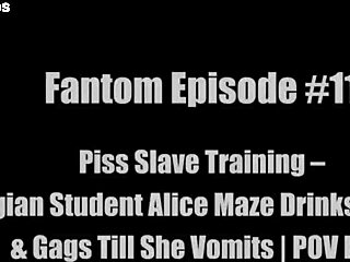 sniff my load - alice maze snorts my cum from a plate